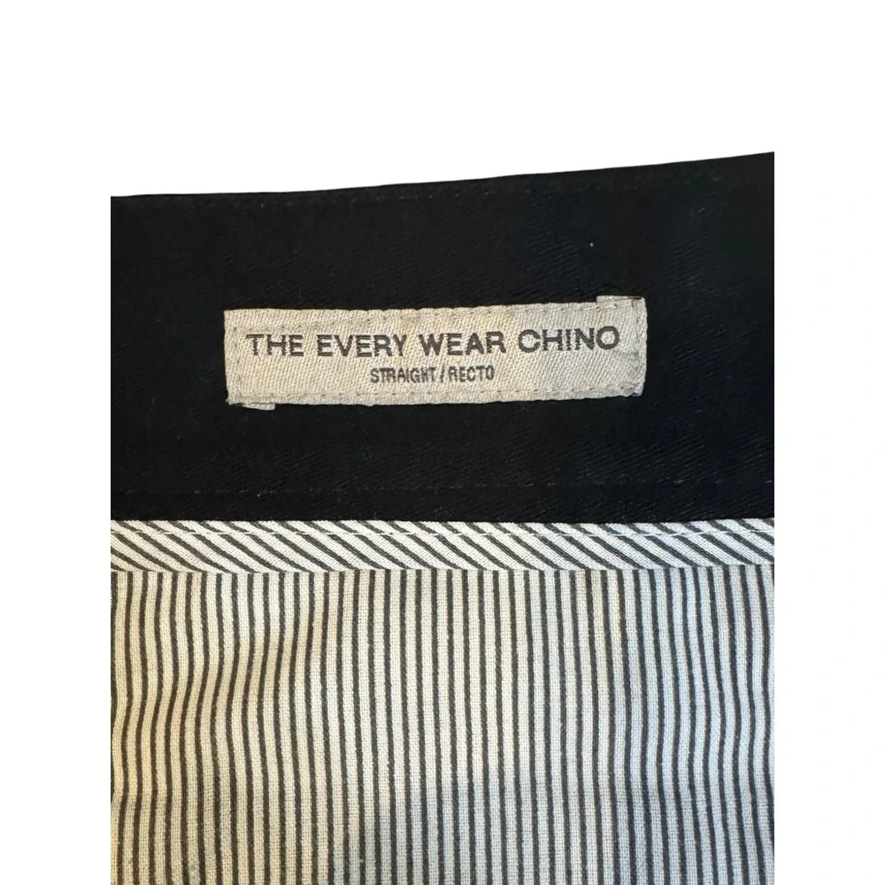 Goodfellow & Co Mens Every Wear‎ Chino Pants Black Straight Fit 42x30 NWT